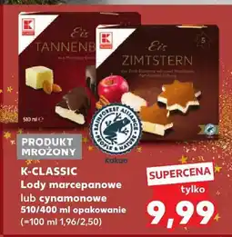 Kaufland Lody marcepanowe K-Classic oferta