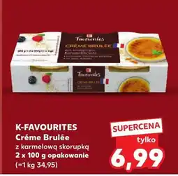 Kaufland Crème Brulée z karmelową skorupką 2 szt. K-Favourites oferta