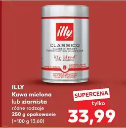 Kaufland Kawa mielona, różne rodzaje Illy oferta