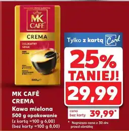 Kaufland Kawa mielona Crema 500 g MK Cafe oferta