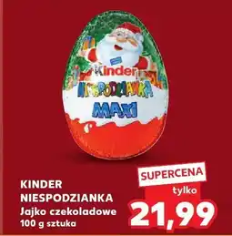 Kaufland Jajko Niespodzianka Maxi 100 g Kinder oferta