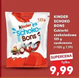 Kaufland Cukierki czekoladowe Schoko Bons 125 g Kinder oferta