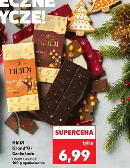 Kaufland Czekolada Grand'Or, różne rodzaje Heidi oferta