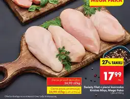 Biedronka Świeży filet z piersi kurczaka Mega Paka Kraina Mięs oferta