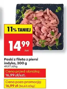 Biedronka Paski z fileta z piersi indyka Biedronka oferta