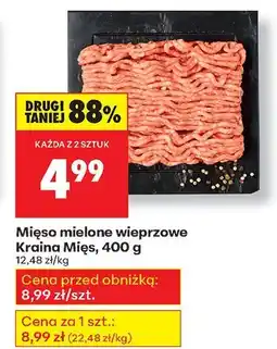 Biedronka Mięso mielone wieprzowe Kraina Mięs oferta
