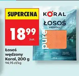 Biedronka Łosoś wędzony Koral oferta