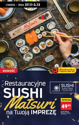 Biedronka Sushi Matsuri Party Box, 460 g Sushi Sakura oferta