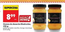 Biedronka Owoce do deserów 410 g jabłko-gruszka-wanilia Biedronka oferta