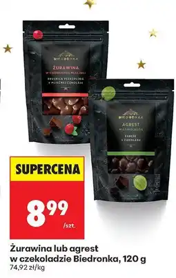 Biedronka Żurawina w czekoladzie Biedronka 120 g oferta