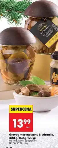 Biedronka Grzyby marynowane pieczarki Biedronka oferta