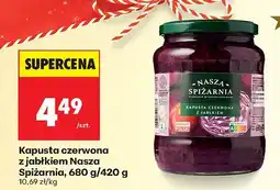 Biedronka Kapusta czerwona z jabłkiem Nasza Spiżarnia, 680 g/420 g oferta