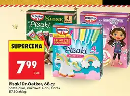 Biedronka Pisaki Dr.Oetker, 68 g: pastelowe, cukrowe, Gabi, Shrek oferta
