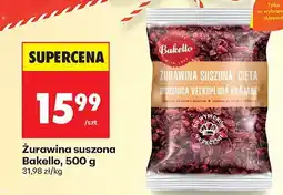 Biedronka Żurawina suszona Bakello 500 g oferta