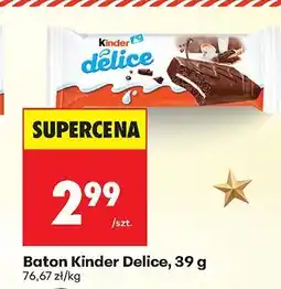 Biedronka Baton Kinder Delice, 39 g oferta