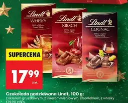 Biedronka Czekolada nadziewana 100 g z likierem gruszkowym Lindt oferta