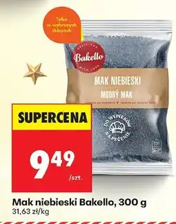 Biedronka Mak niebieski Bakello 300 g oferta