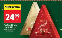 Biedronka Praliny Lindor 125 g milk Lindt oferta
