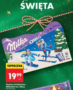 Biedronka Zestaw świąteczny Milka&Oreo, 182 g oferta