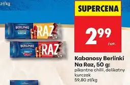 Biedronka Kabanosy Na Raz 50 g: pikantne chilli Berlinki oferta