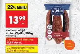 Biedronka Kiełbasa wiejska Kraina Wedlin, 500 g oferta