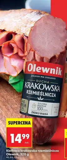 Biedronka Kiełbasa krakowska rzemieślnicza 320 g Olewnik oferta