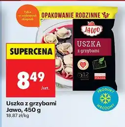 Biedronka Uszka z grzybami Jawo, 450g oferta
