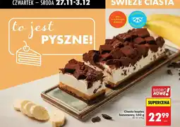 Biedronka Ciasto kopiec bananowy, 540g Biedronka oferta