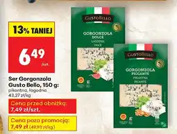 Biedronka Ser Gorgonzola 150 g pikantne Gusto Bello oferta