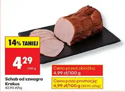 Biedronka Schab od szwagra Krakus oferta