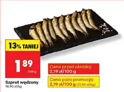 Biedronka Szprot wędzony Biedronka oferta