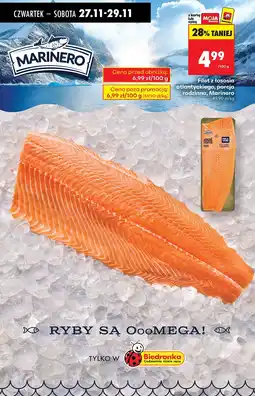 Biedronka Filet z łososia atlantyckiego, porcja rodzinna Marinero oferta