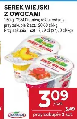 Stokrotka Serek wiejski z owocami Stokrotka oferta