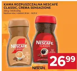 Stokrotka Kawa rozpuszczalna Nescafe Classic, Crema Sensazione oferta