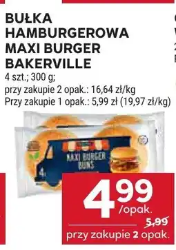 Stokrotka Bułka hamburgerowa Maxi Burger Bakerville 4 szt., 300g oferta