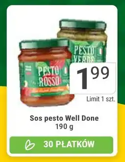 Stokrotka Sos pesto Well Done oferta