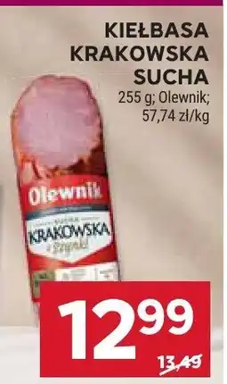 Stokrotka Kiełbasa krakowska sucha Olewnik oferta