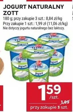Stokrotka Jogurt JOGURT NATURALNY ZOTT oferta