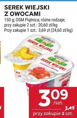 Stokrotka Serek SEREK WIEJSKI Z OWOCAMI różne rodzaje Stokrotka oferta