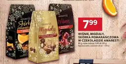 Stokrotka Wiśnie, migdały, skorka pomarańczowa w czekoladzie Amaresti oferta