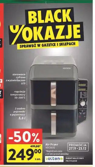 Intermarche Air fryer vo 2631 Volteno oferta