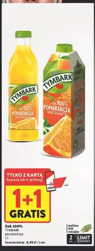Intermarche Sok pomarańczowy Tymbark oferta
