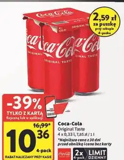 Intermarche Napój Coca-Cola oferta