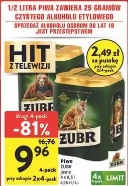 Intermarche Piwo Żubr 1768 oferta