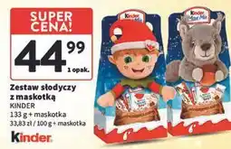 Intermarche Zestaw świąteczny + maskotka wiewiórka Kinder Maxi Mix oferta