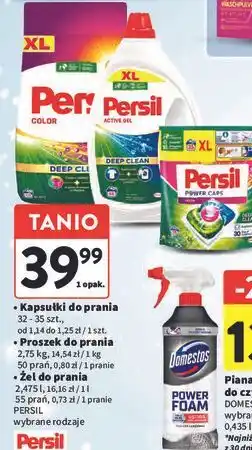 Intermarche Kapsułki do prania deep clean color Persil Power Caps oferta