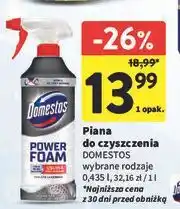 Intermarche Spray do czyszczenia usuwa kamień Domestos Power Foam oferta