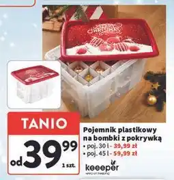 Intermarche Pojemnik na bombki 45 l Keeeper oferta