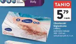 Intermarche Chusteczki higieniczne 3-warstwowe Labell oferta
