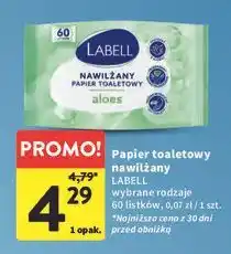 Intermarche Papier nawilżany Labell oferta